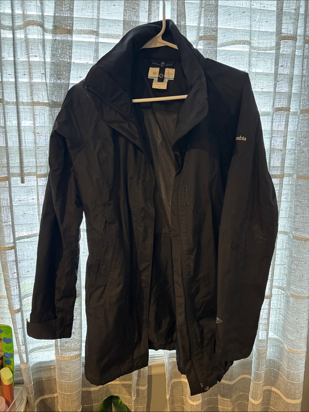 Columbia Black Waterproof Shell Jacket